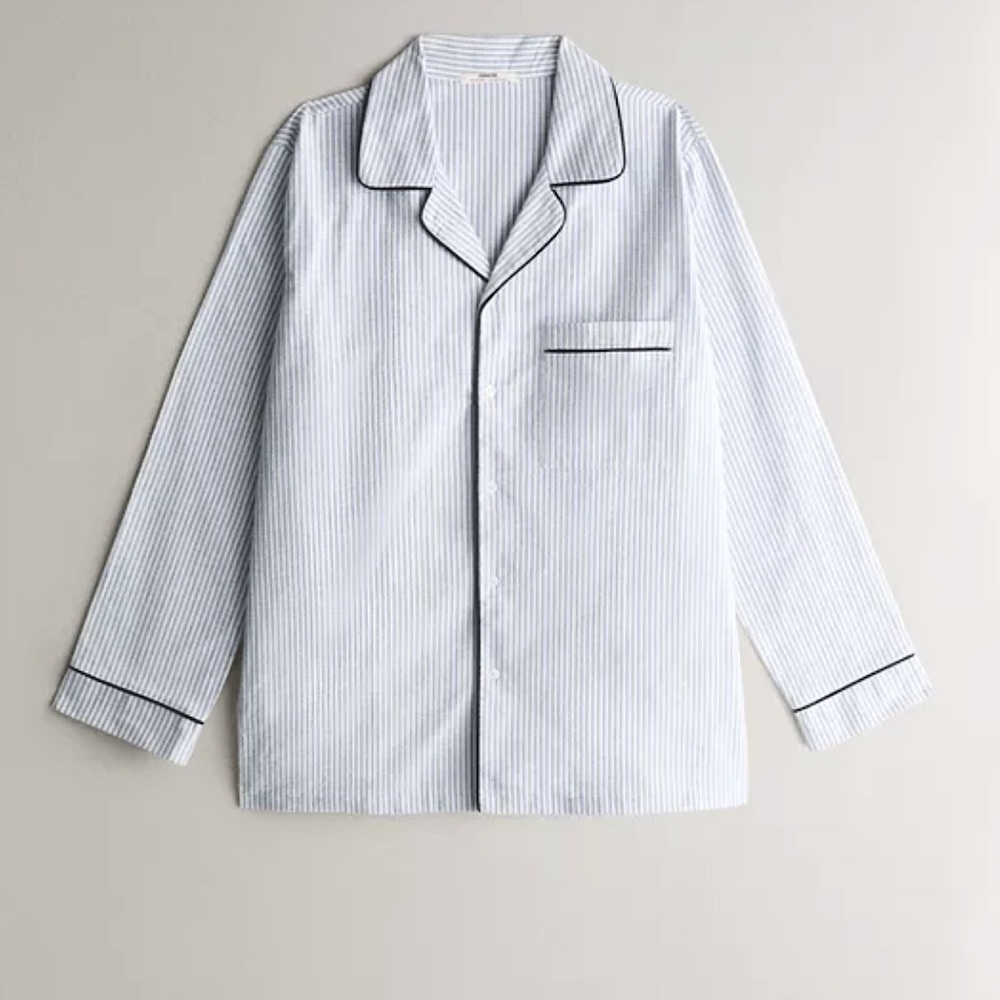 Zara Striped Pajama Top